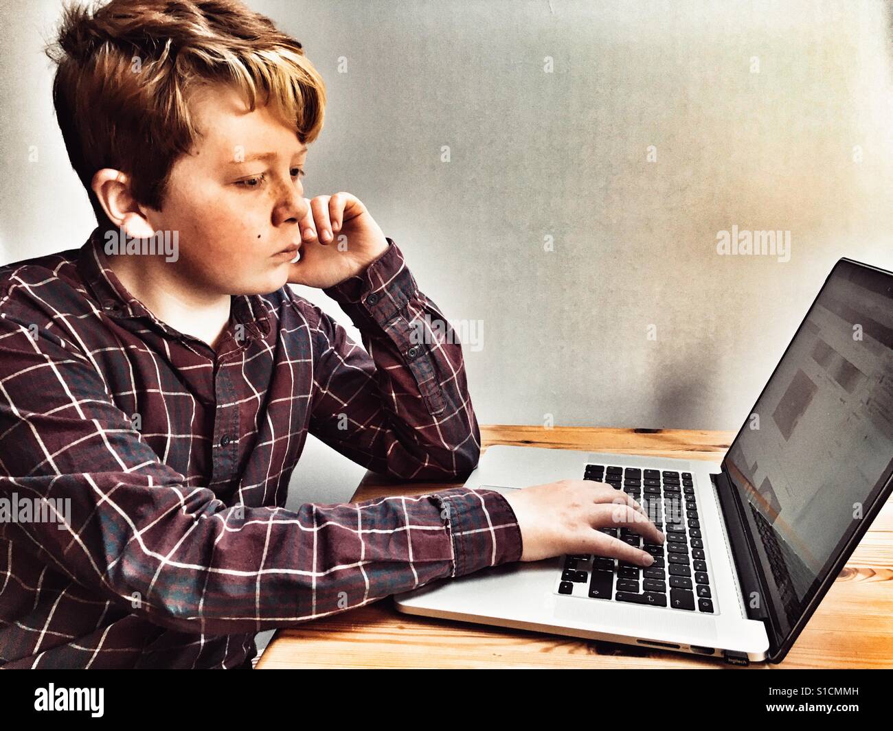 Online - Smartphone Captured Stock Image