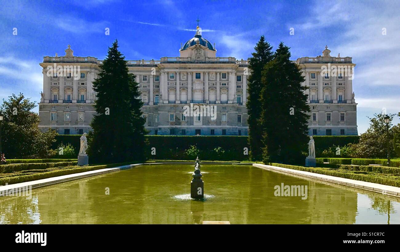Palace in Madrid - Smartphone Captured Stock Image