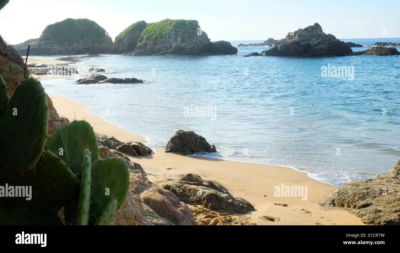 Mazunte Beach Oaxaca Mexico Stock Photo Alamy