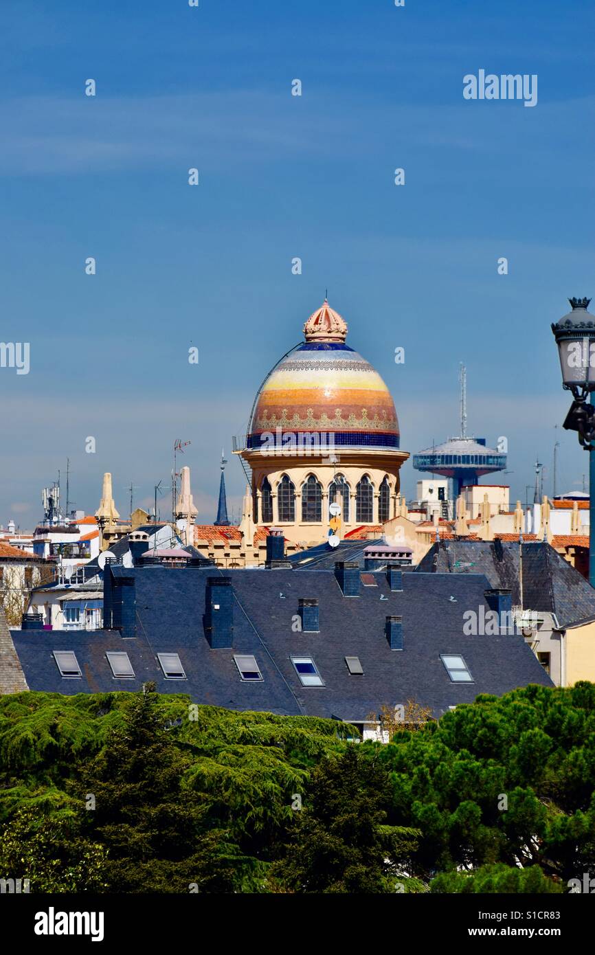 Madrid, Spain Basilica - Smartphone Captured Stock Image
