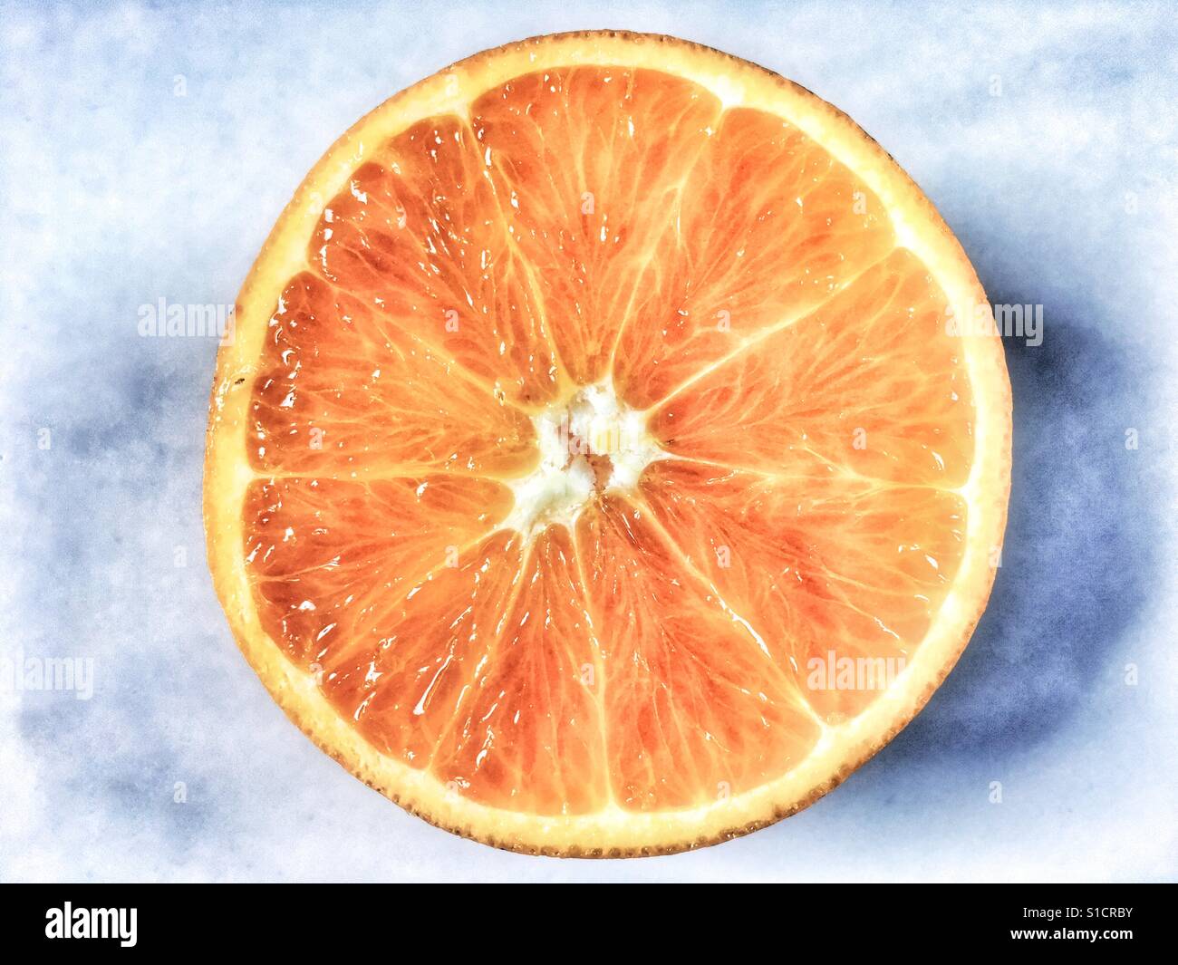 Orange slice - Smartphone Captured Stock Image