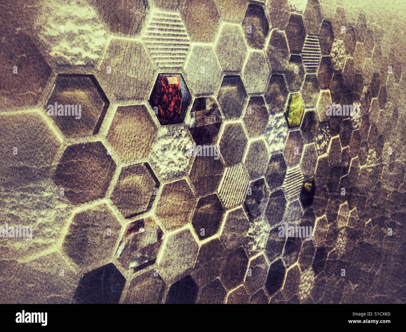 Abstract geometry - Smartphone Captured Stock Image