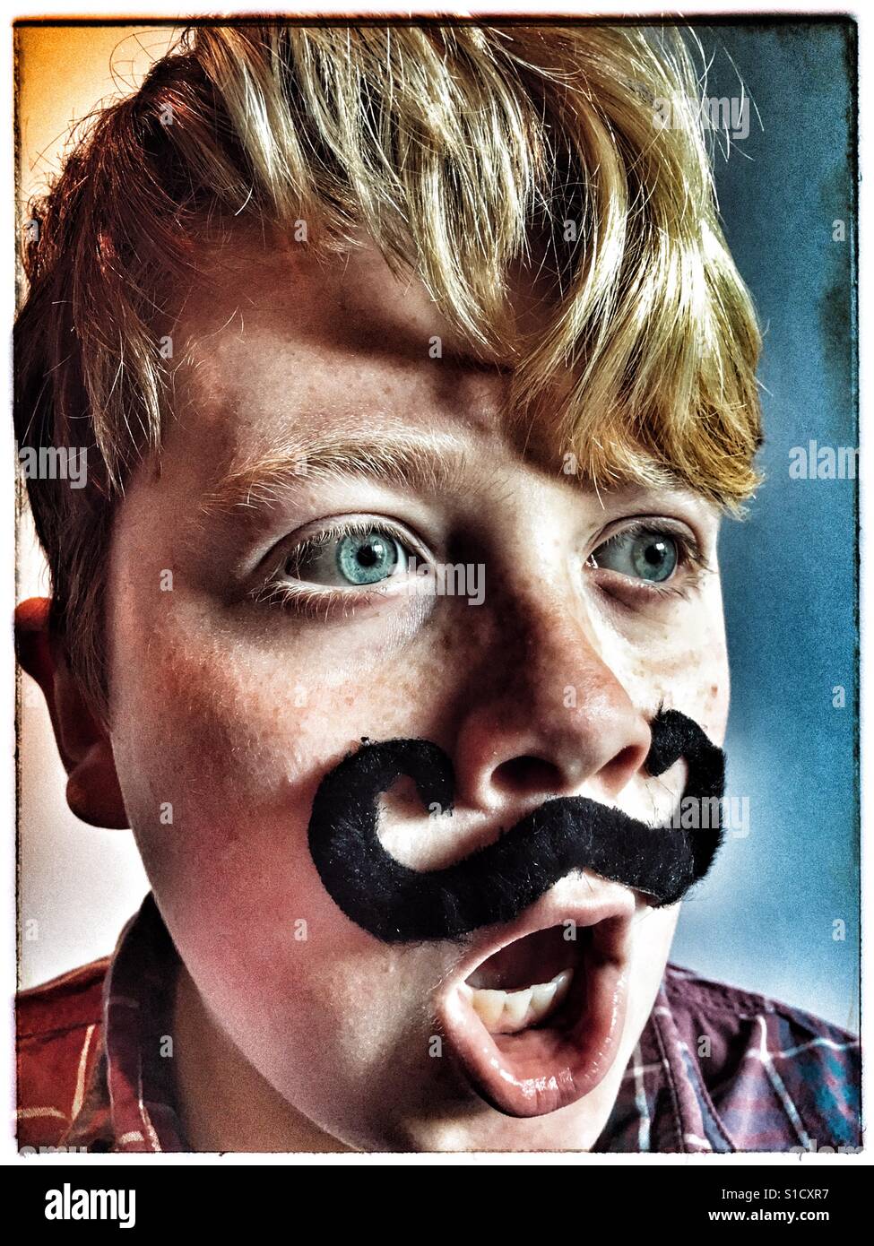Comedy moustache Stock Photo