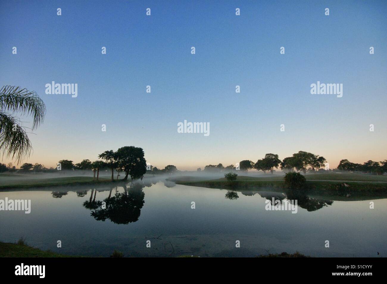 Glassy lake - Smartphone Captured Stock Image