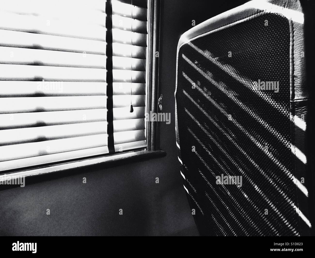 Sunlight through blinds - Smartphone Captured Stock Image