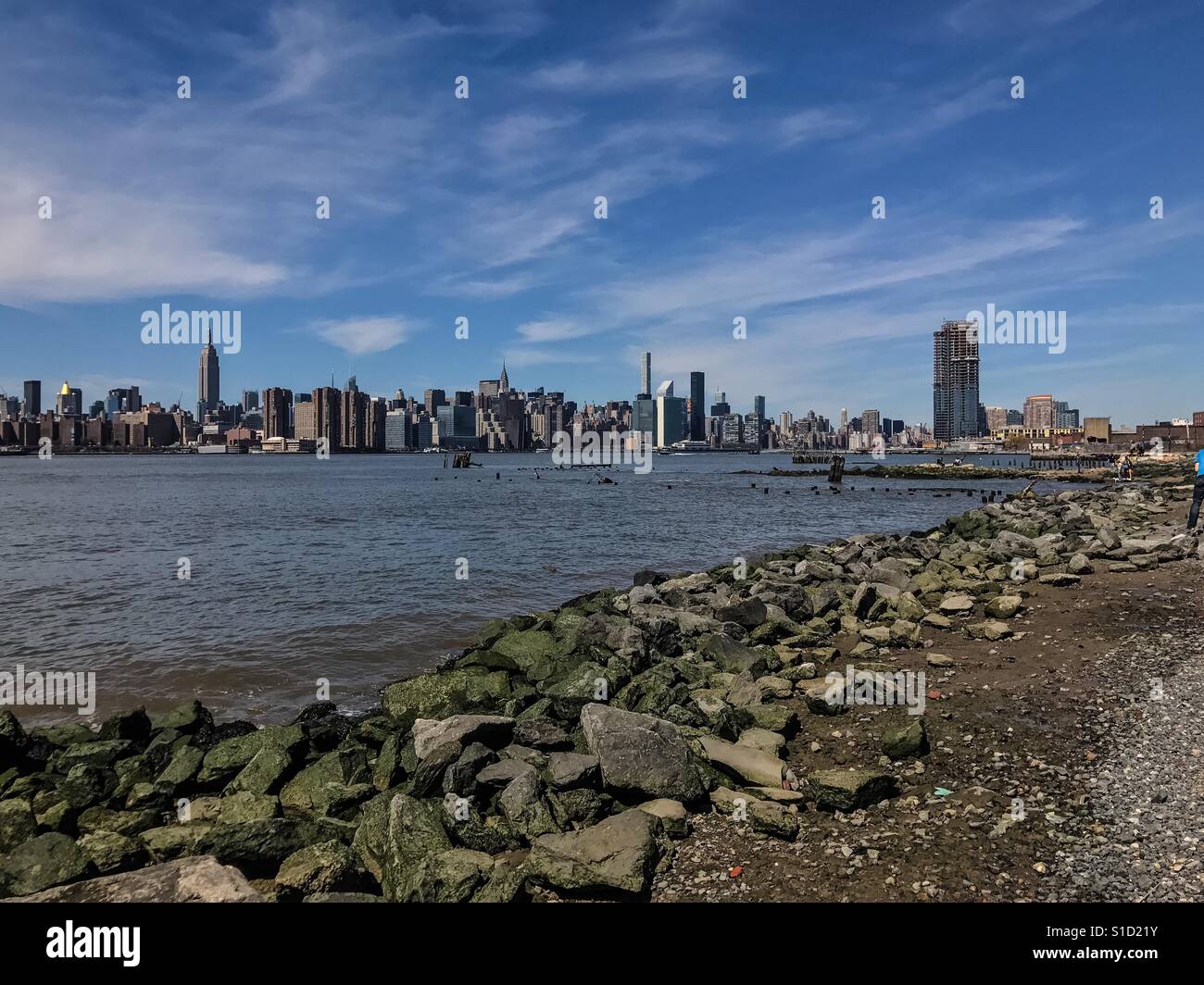 East river waterfront. Williamsburg, Brooklyn Stock Photo Alamy
