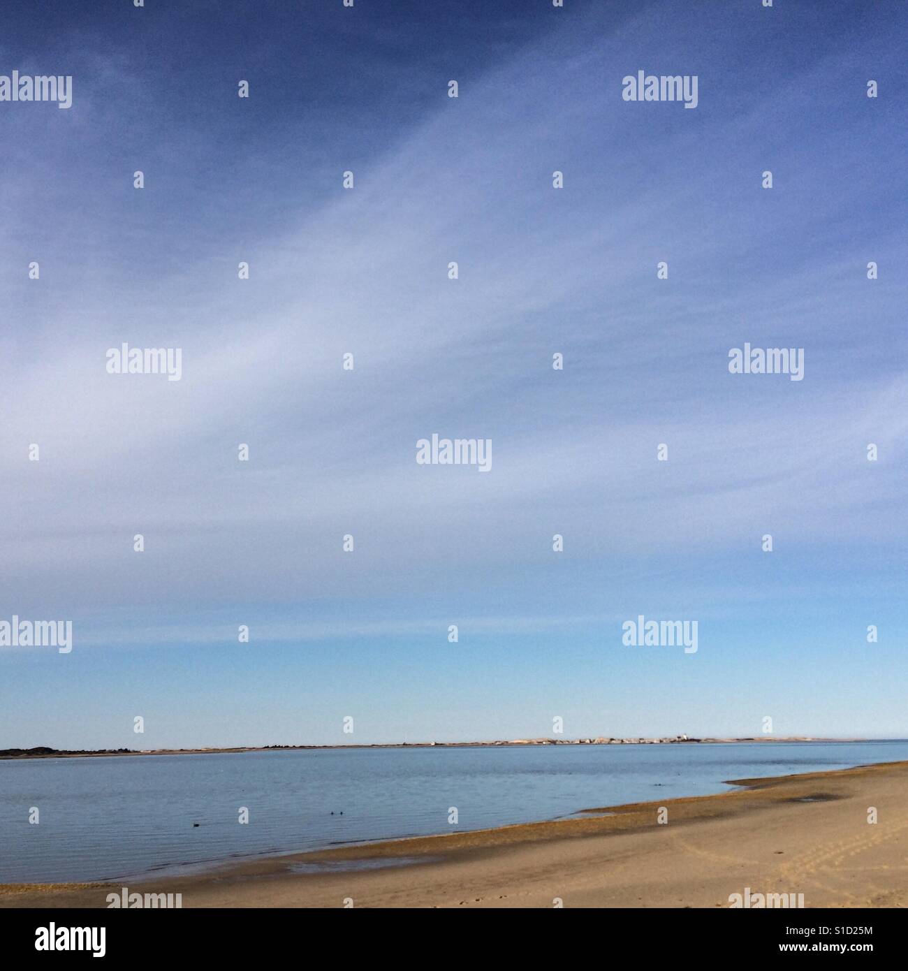 A beach on Cape Cod, Massachusetts - Smartphone Captured Stock Image