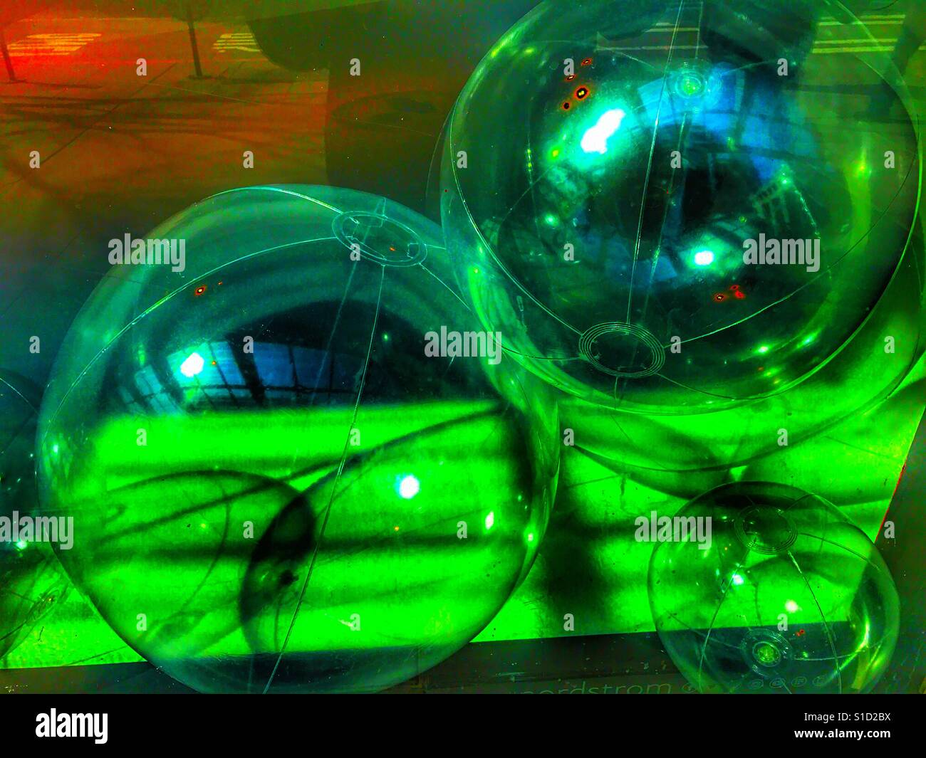 Green ball - Smartphone Captured Stock Image