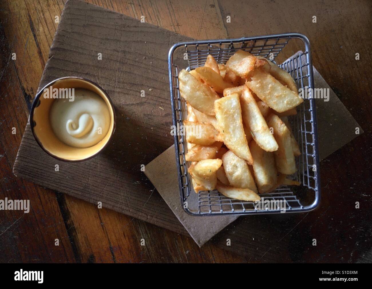 Hot chips' Stock Photo