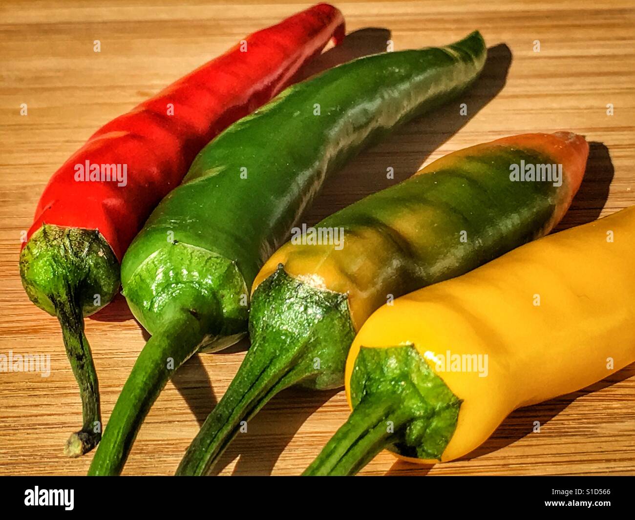 Chilli peppers - Smartphone Captured Stock Image