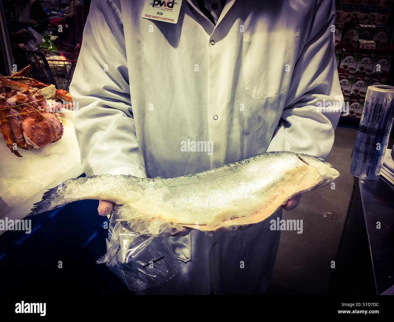 Trout for sale Stock Photo Alamy