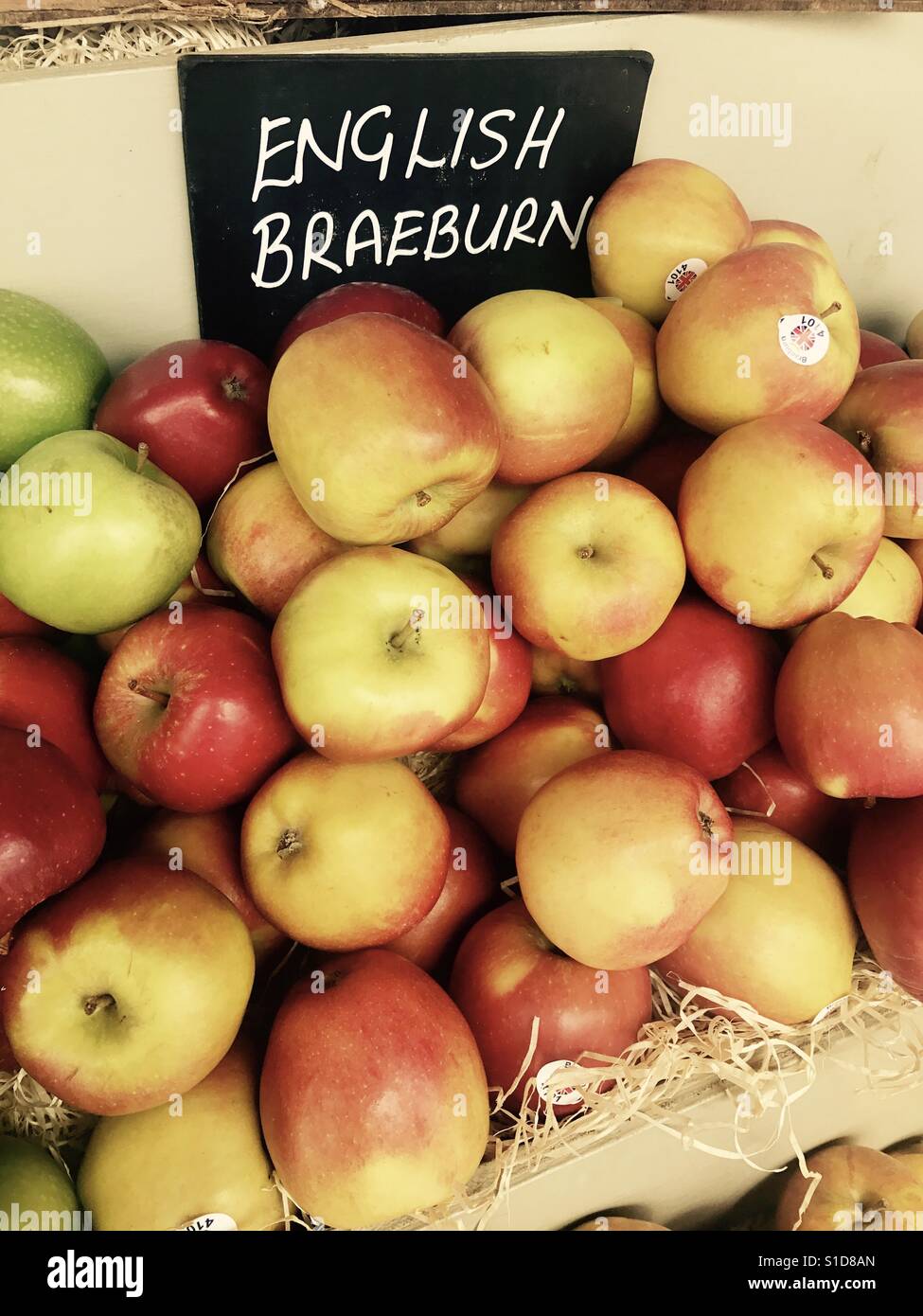 English Braeburn apples Stock Photo Alamy