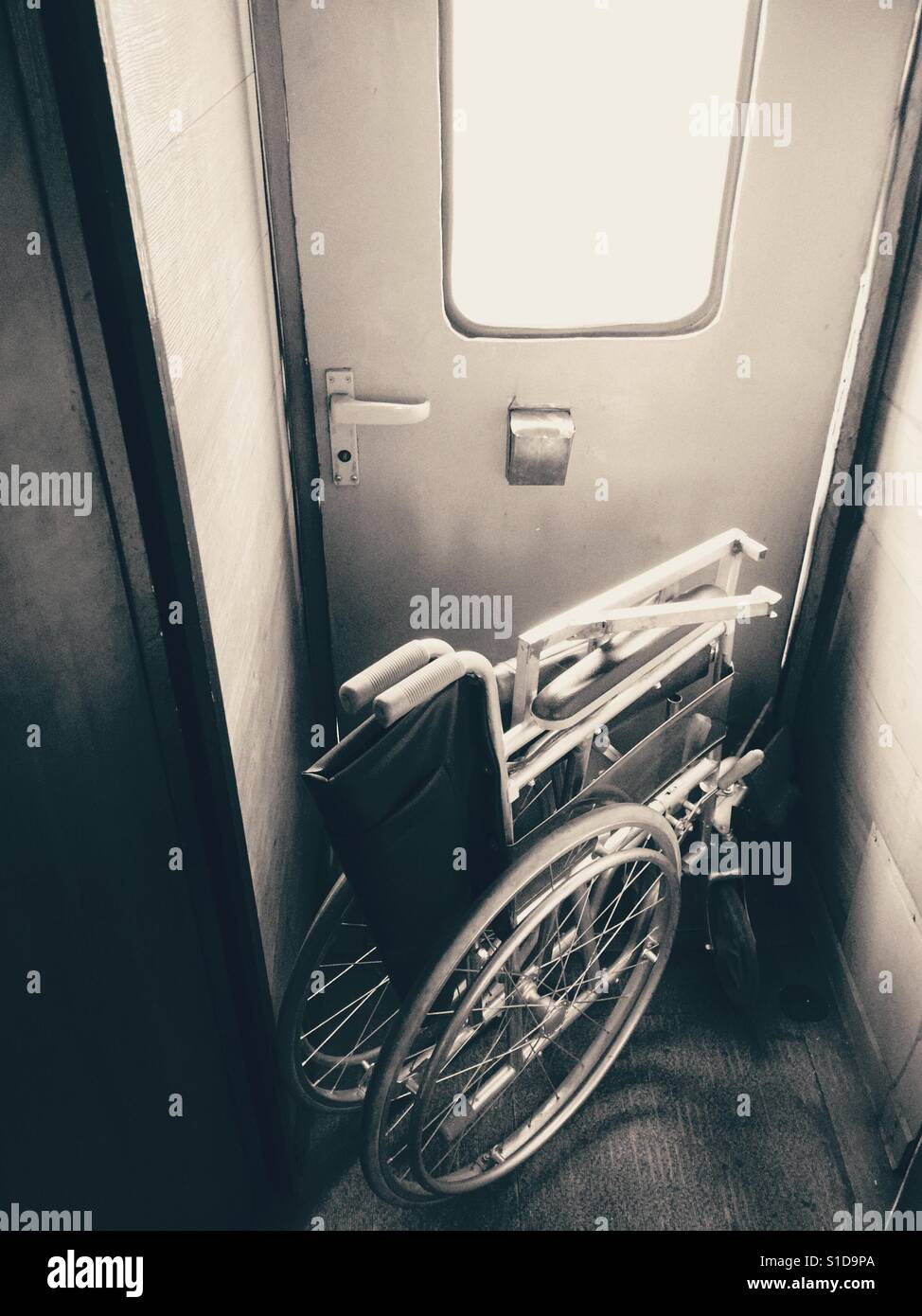 Wheels on a train. - Smartphone Captured Stock Image