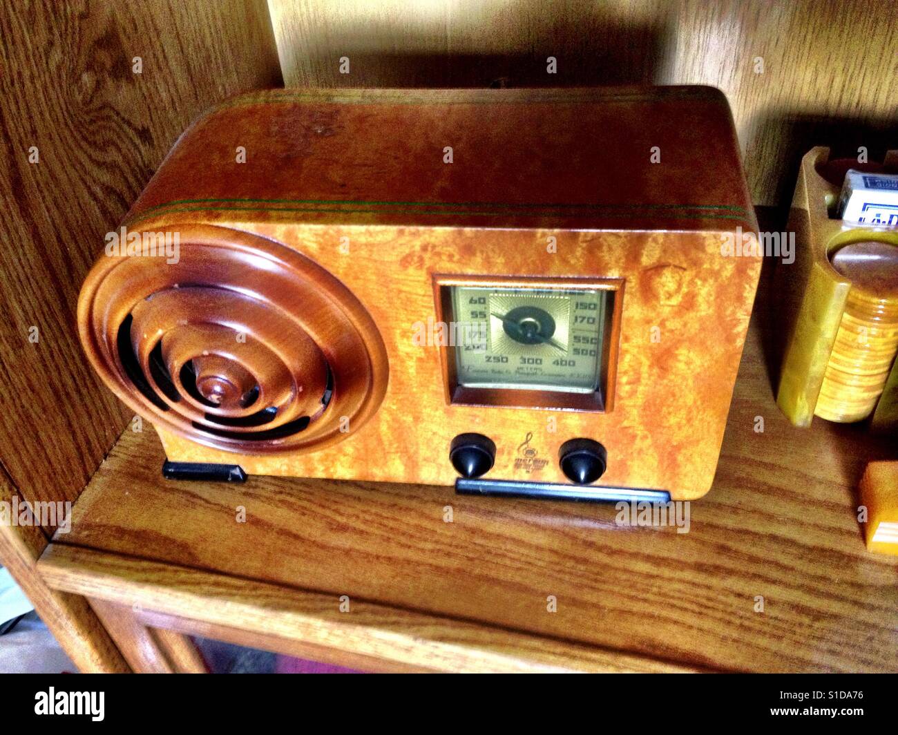 Rare Art Deco radio Stock Photo - Alamy