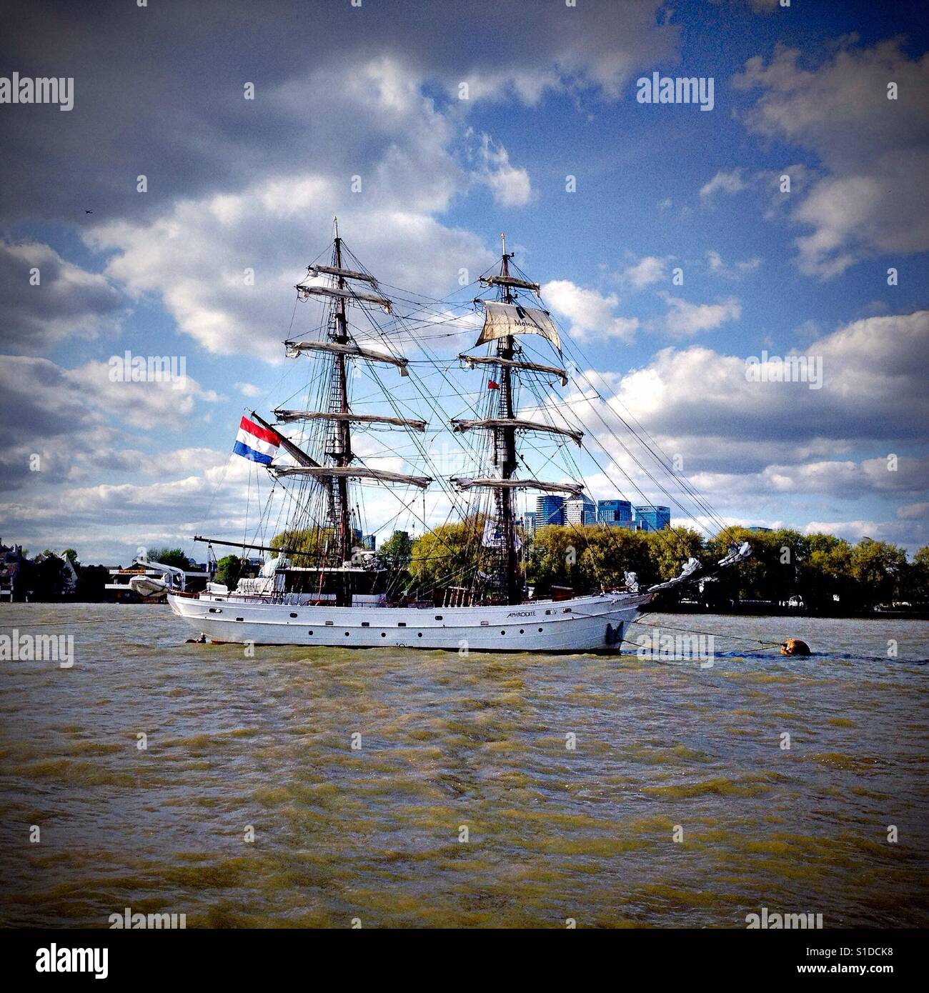 Tall Ships at Greenwich - Smartphone Captured Stock Image