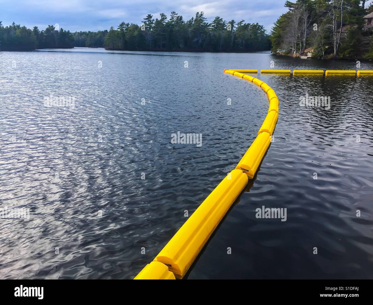 Boom in a placid lake - Smartphone Captured Stock Image