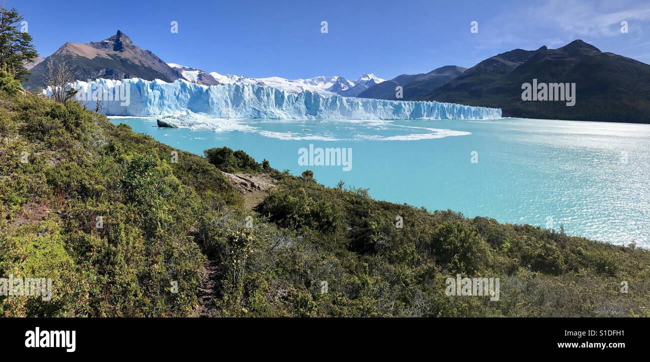 El Perito Moreno, Parque nacional los glaciares, El Calafate, Argentina Stock Photo