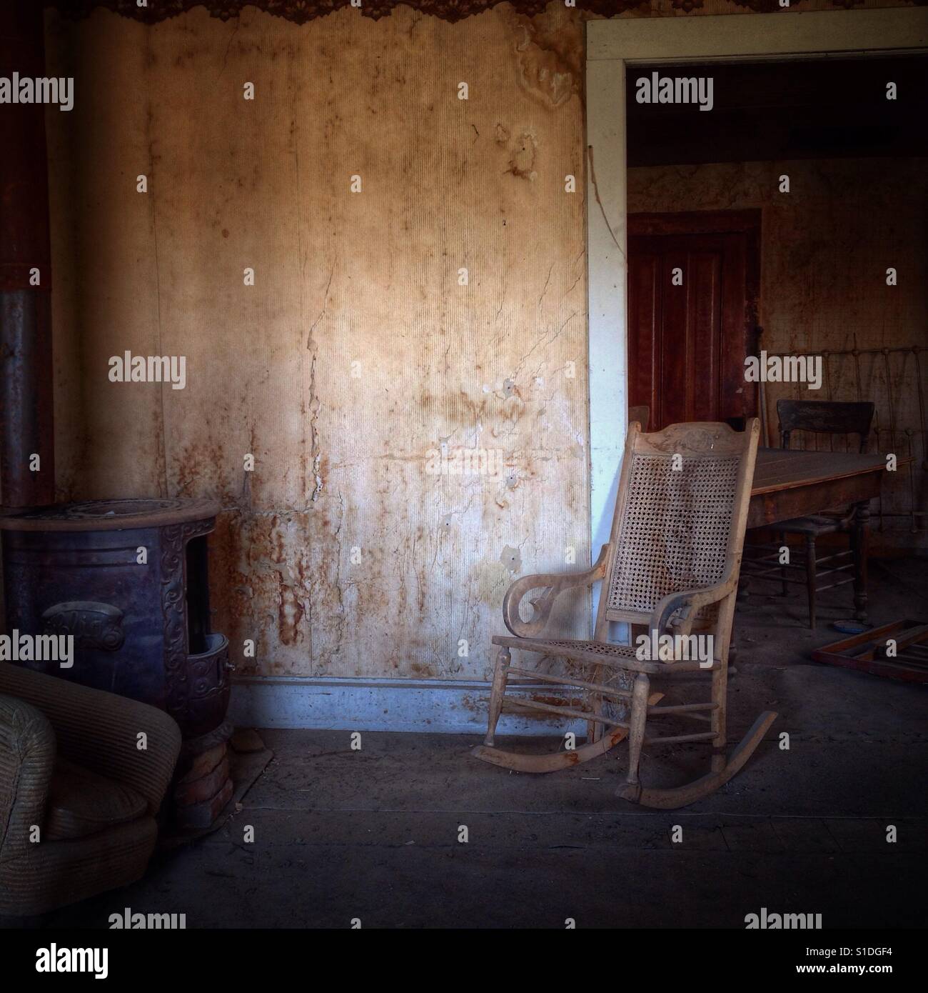 Bodie State Historical Park near Mono Lake in California. Stock Photo