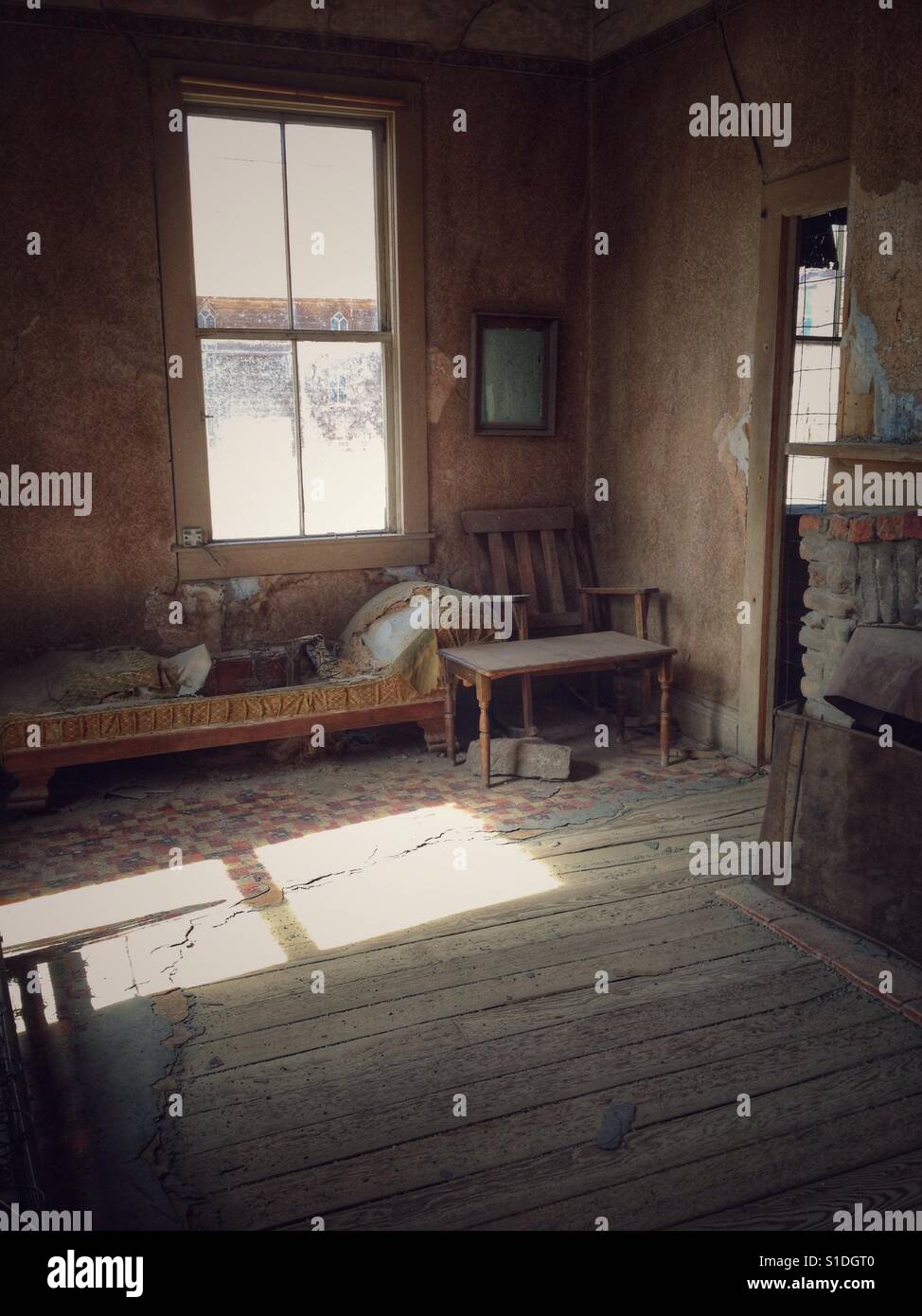 Bodie State Historical Park near Mono Lake in California. - Smartphone Captured Stock Image