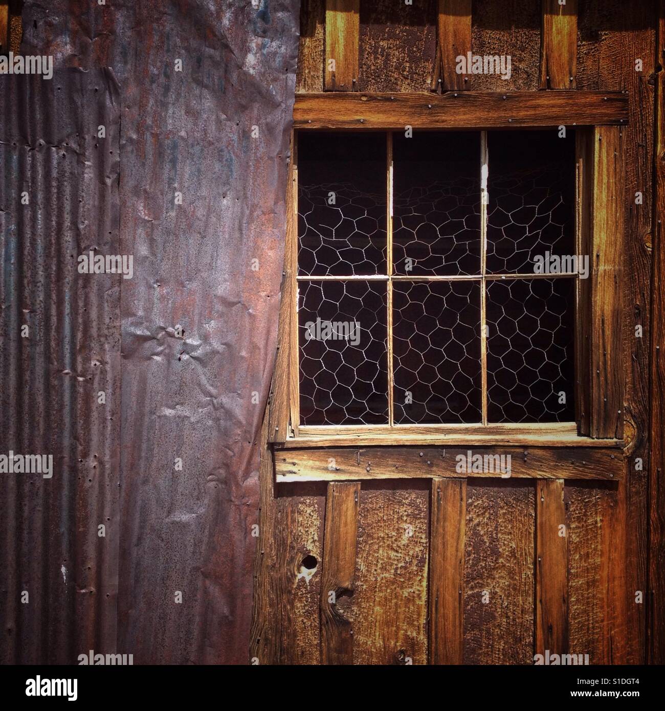 Bodie State Historical Park near Mono Lake in California. - Smartphone Captured Stock Image