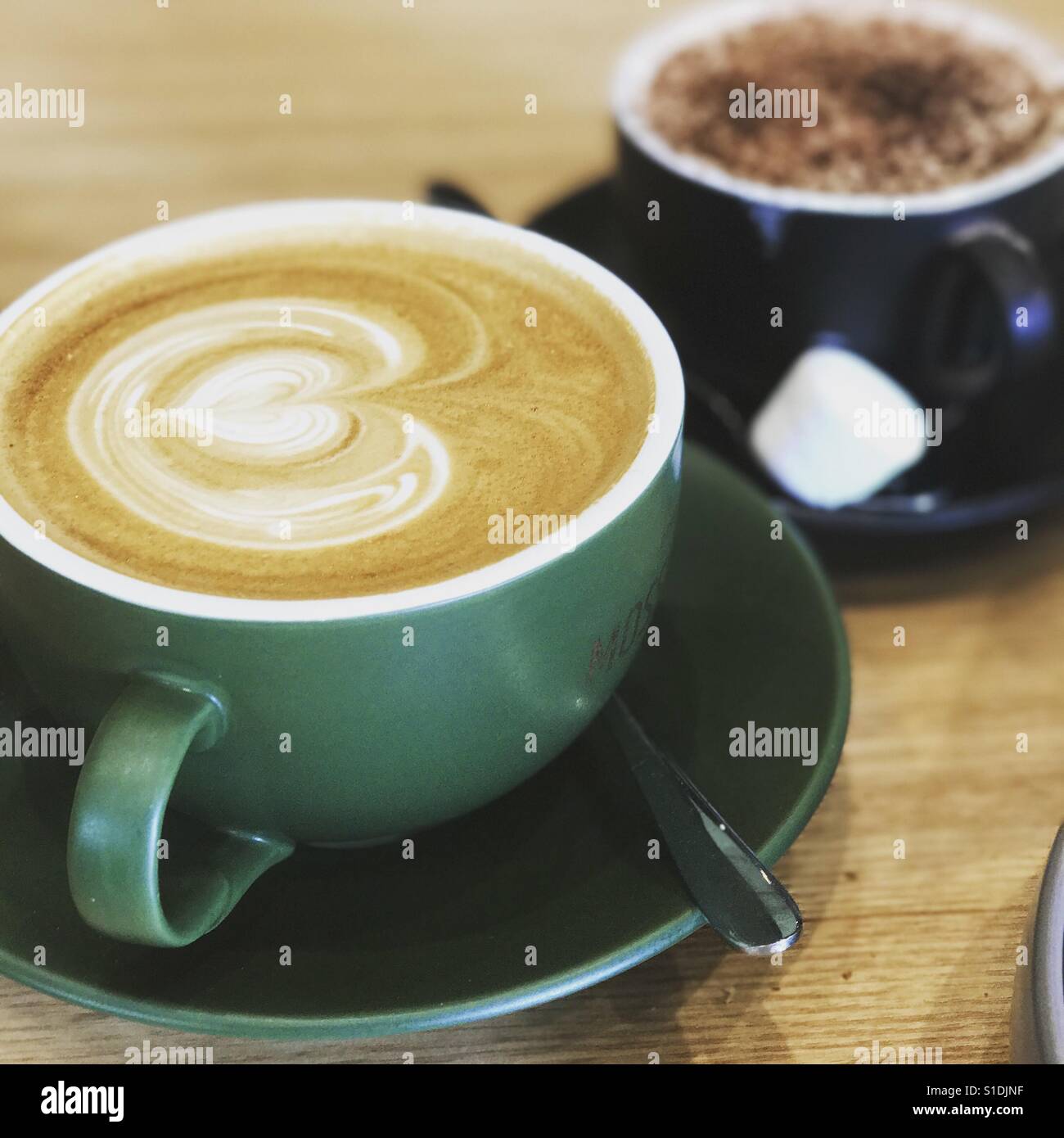 Coffee and hot chocolate Stock Photo Alamy