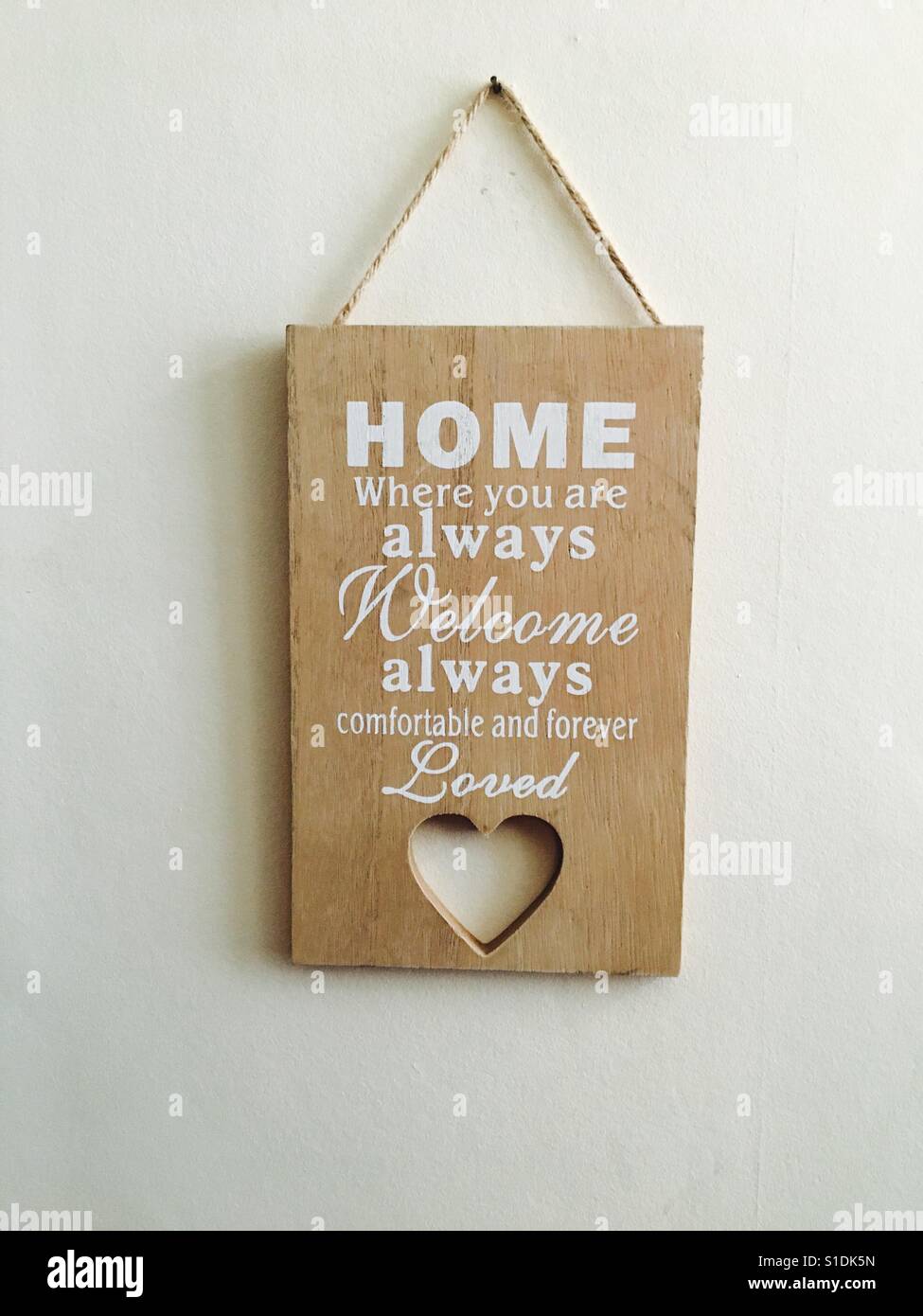 Welcome home love hi-res stock photography and images - Alamy