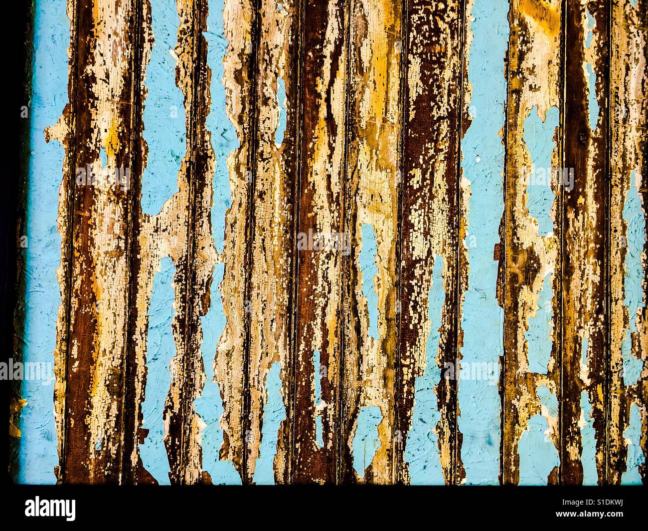 Flaking, peeling paint - Smartphone Captured Stock Image