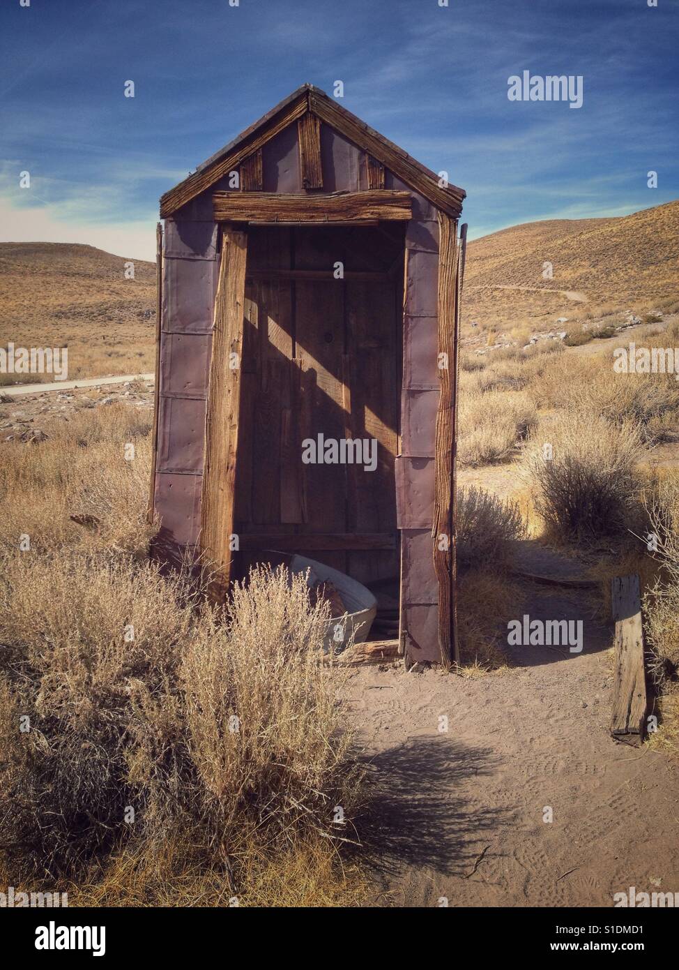 Bodie historical state park - Smartphone Captured Stock Image