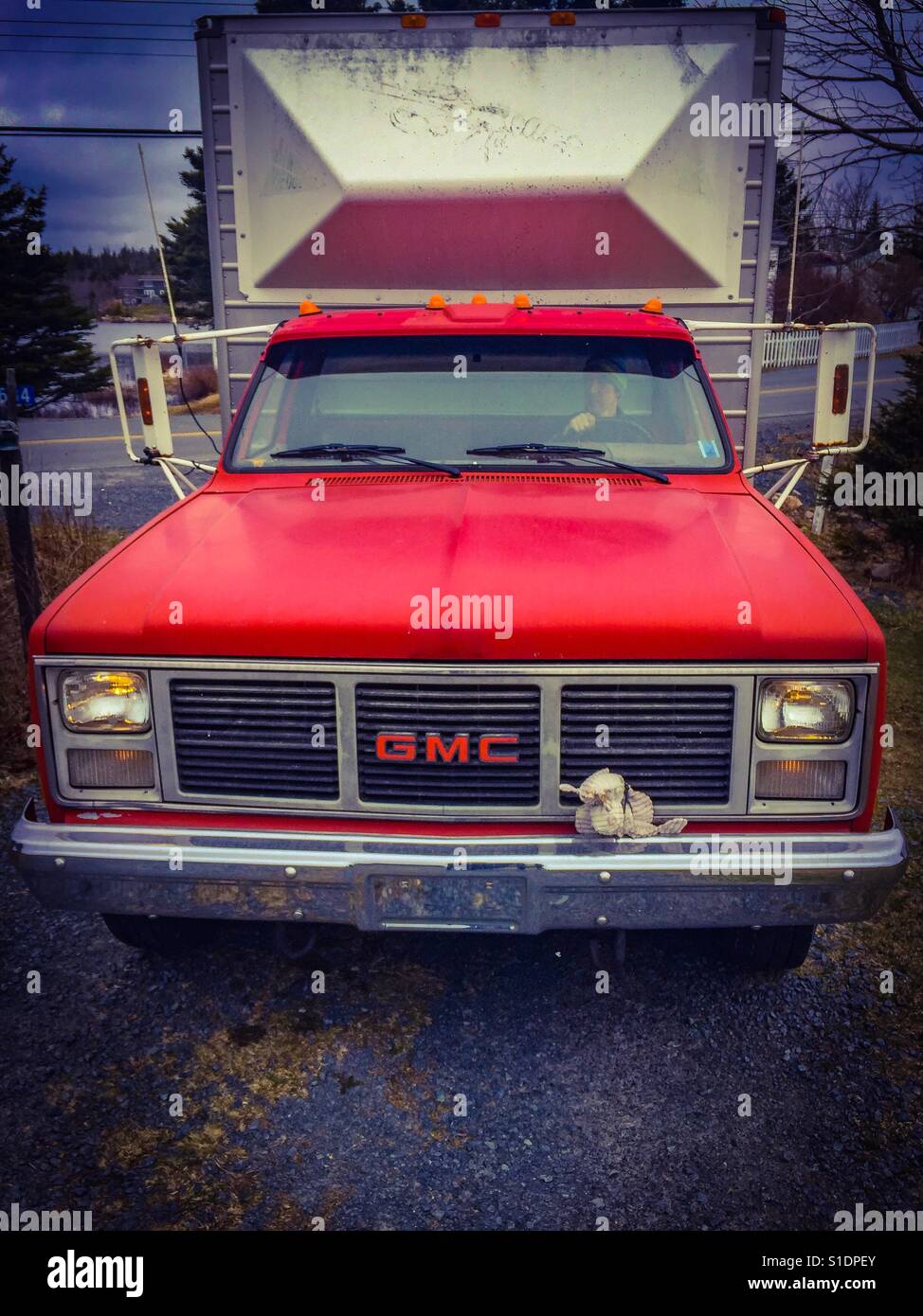 Old fish truck - Smartphone Captured Stock Image