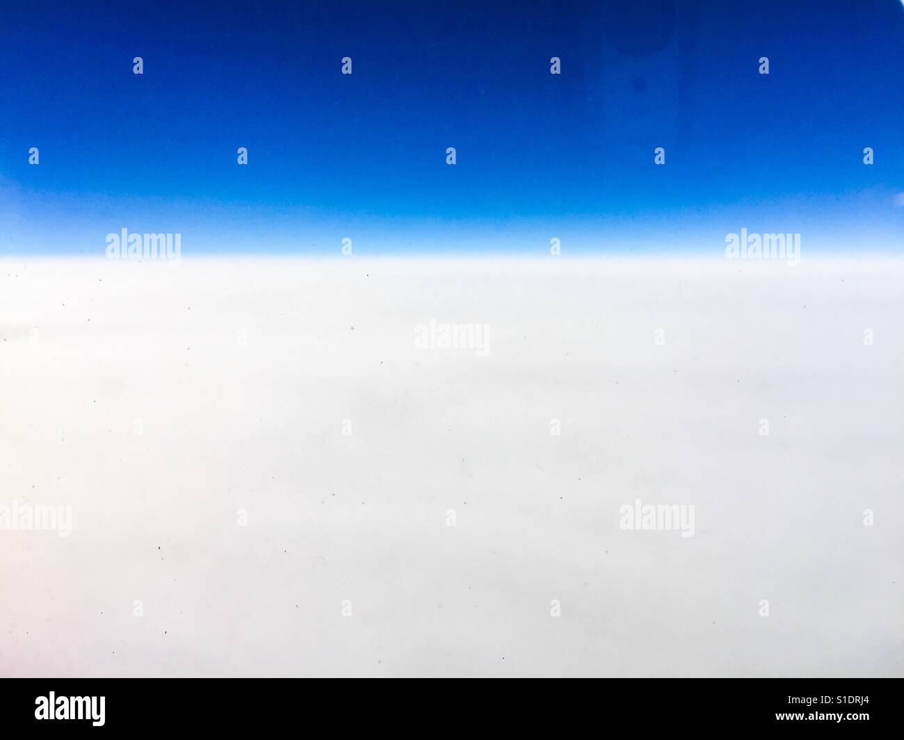 Blue sky white clouds - Smartphone Captured Stock Image