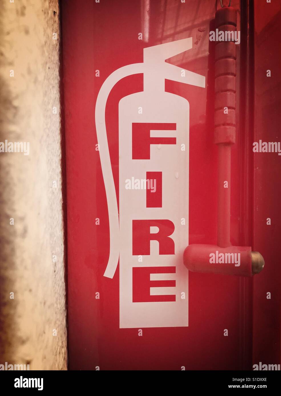Fire extinguishers - Smartphone Captured Stock Image