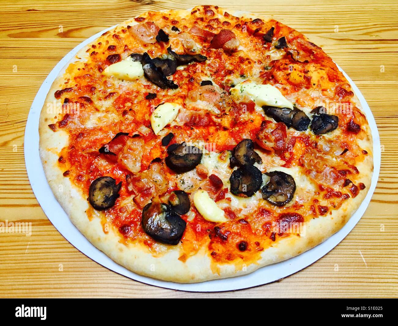 Frozen pizza - Smartphone Captured Stock Image