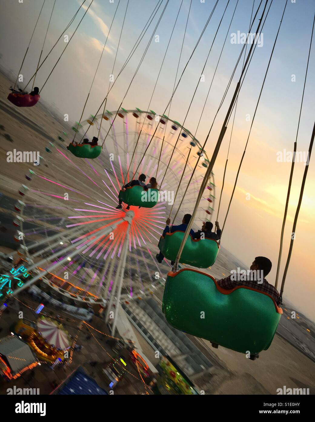 Big Swing Fun Fair Ride High Resolution Stock Photography and Images - Alamy