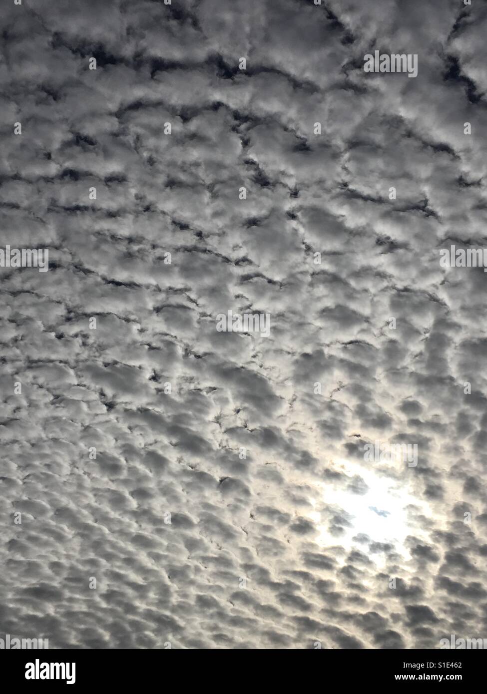 Cloudy skies Stock Photo