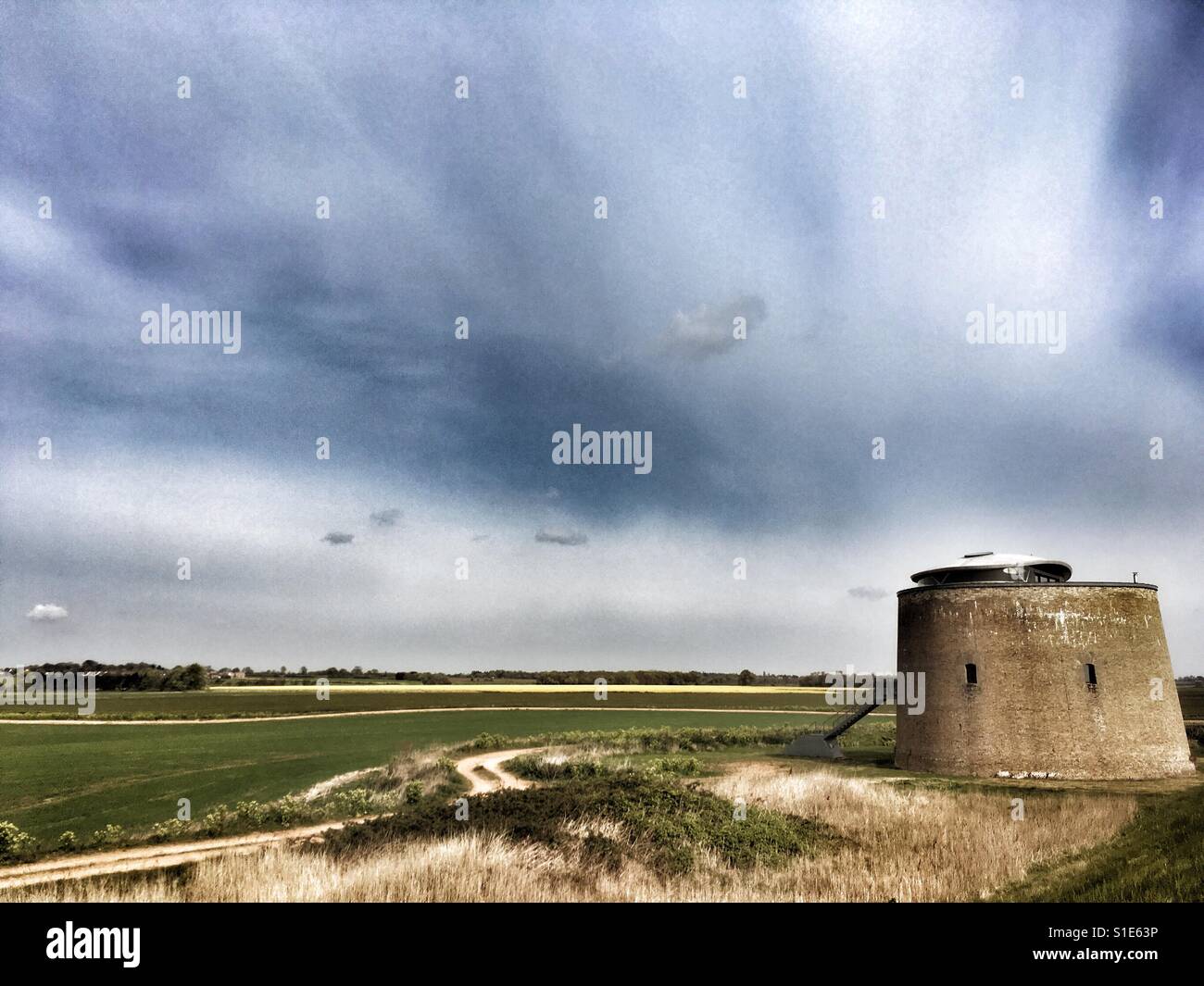Martello Tower - Smartphone Captured Stock Image