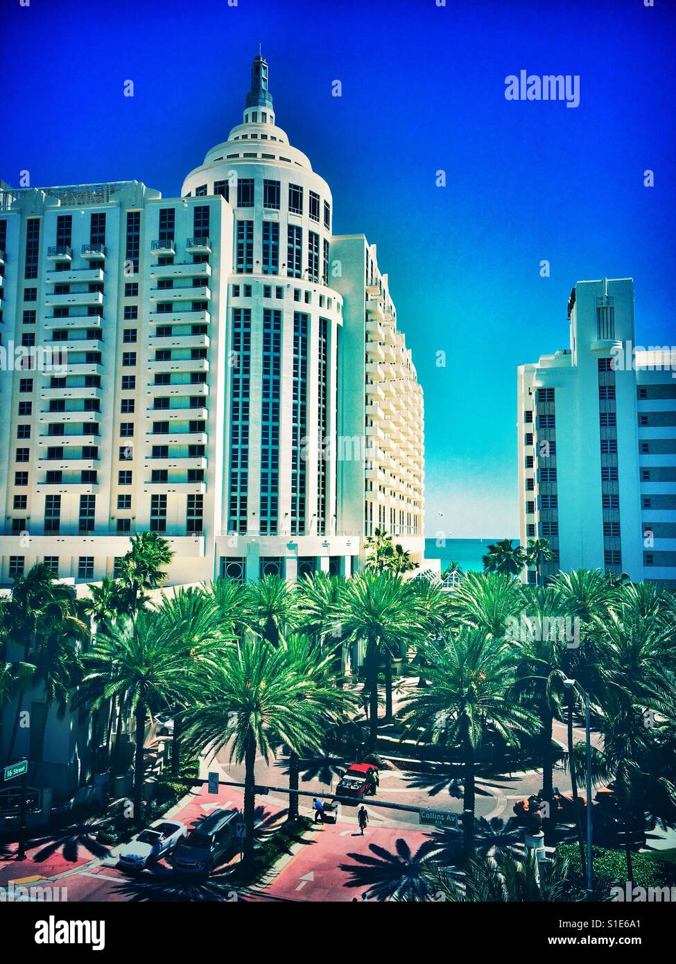 Lowe's Hotel Miami Beach - Smartphone Captured Stock Image