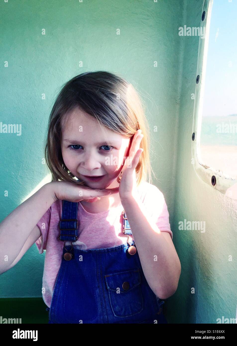 Portrait of girl - Smartphone Captured Stock Image