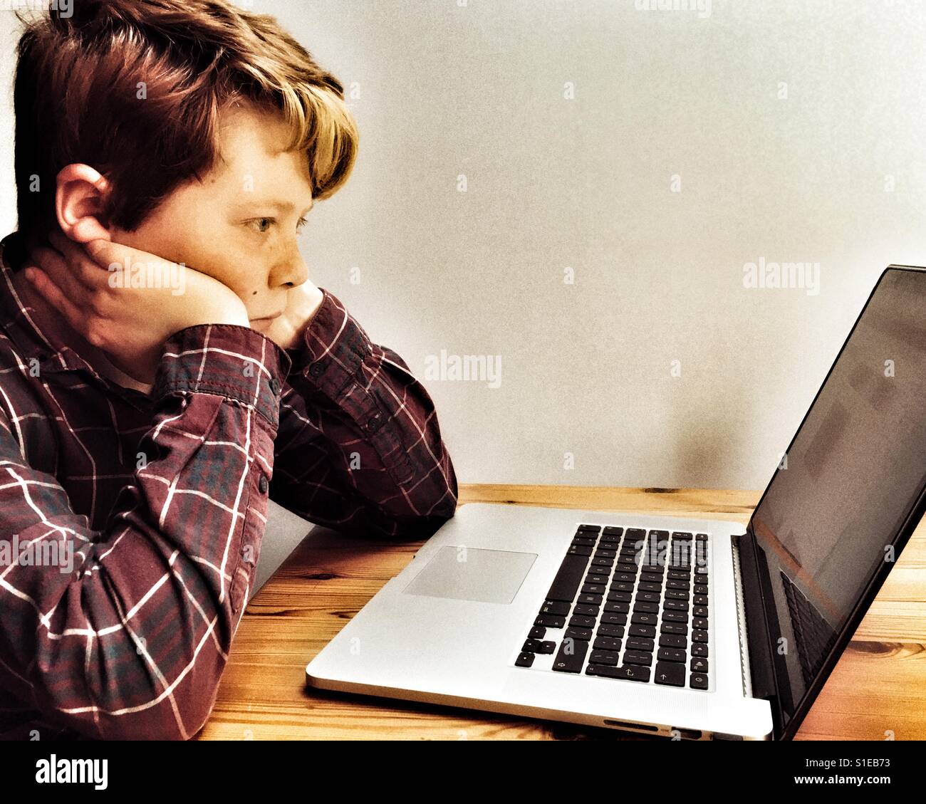 Laptop - Smartphone Captured Stock Image