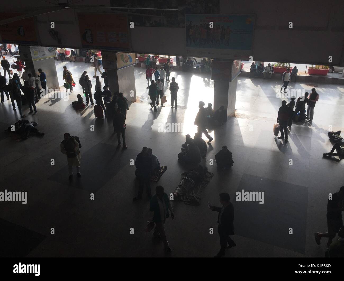 New Delhi Railway Station - Smartphone Captured Stock Image