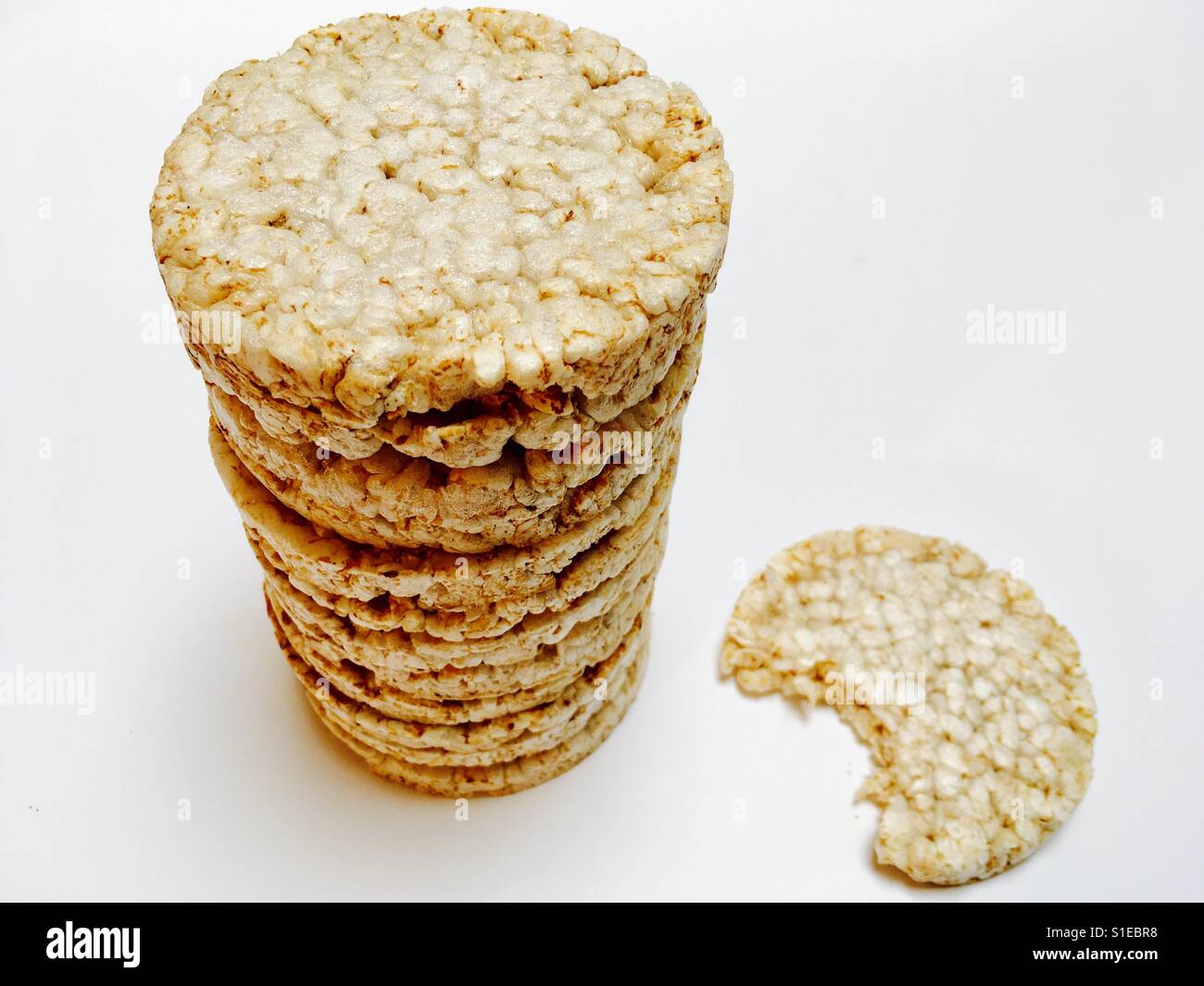 Rice cakes - Smartphone Captured Stock Image