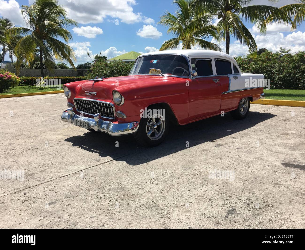 Car in Cuba - Chevrolet Stock Photo