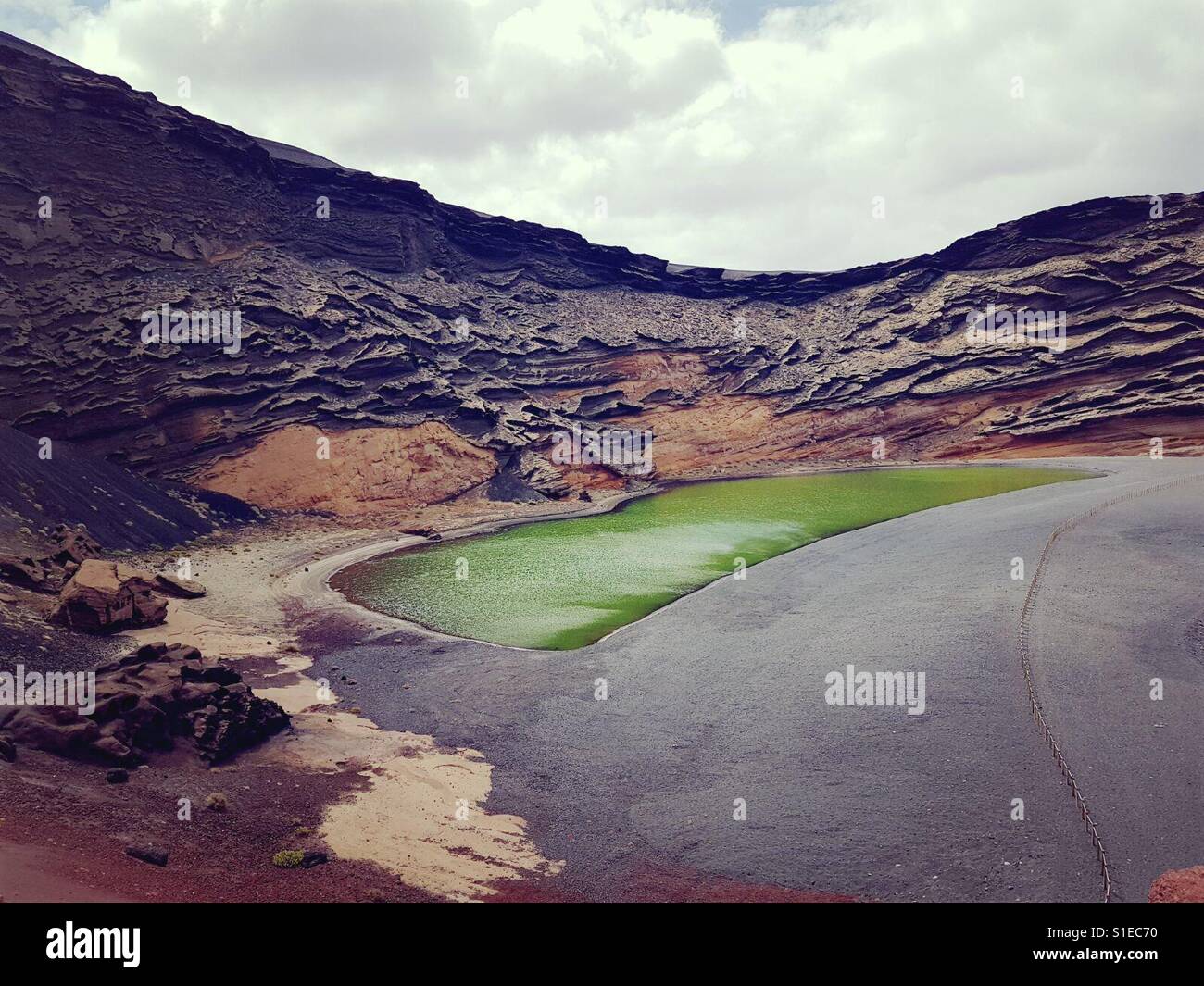 Charco de los Clicos - Smartphone Captured Stock Image