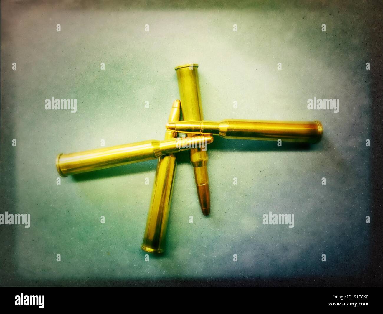 Bullets for hunting rifle - Smartphone Captured Stock Image