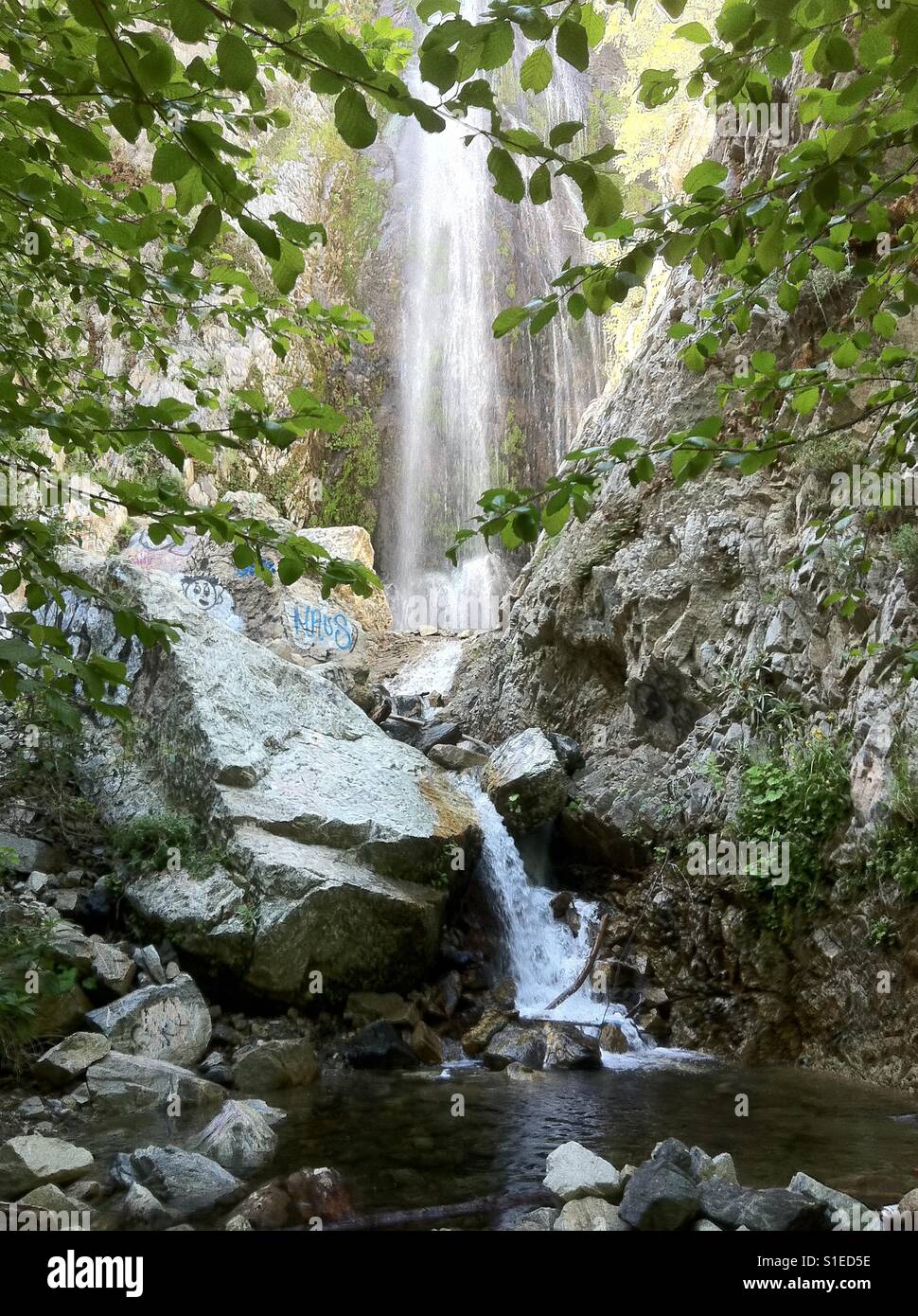 Lytle Creek Falls Stock Photo Alamy