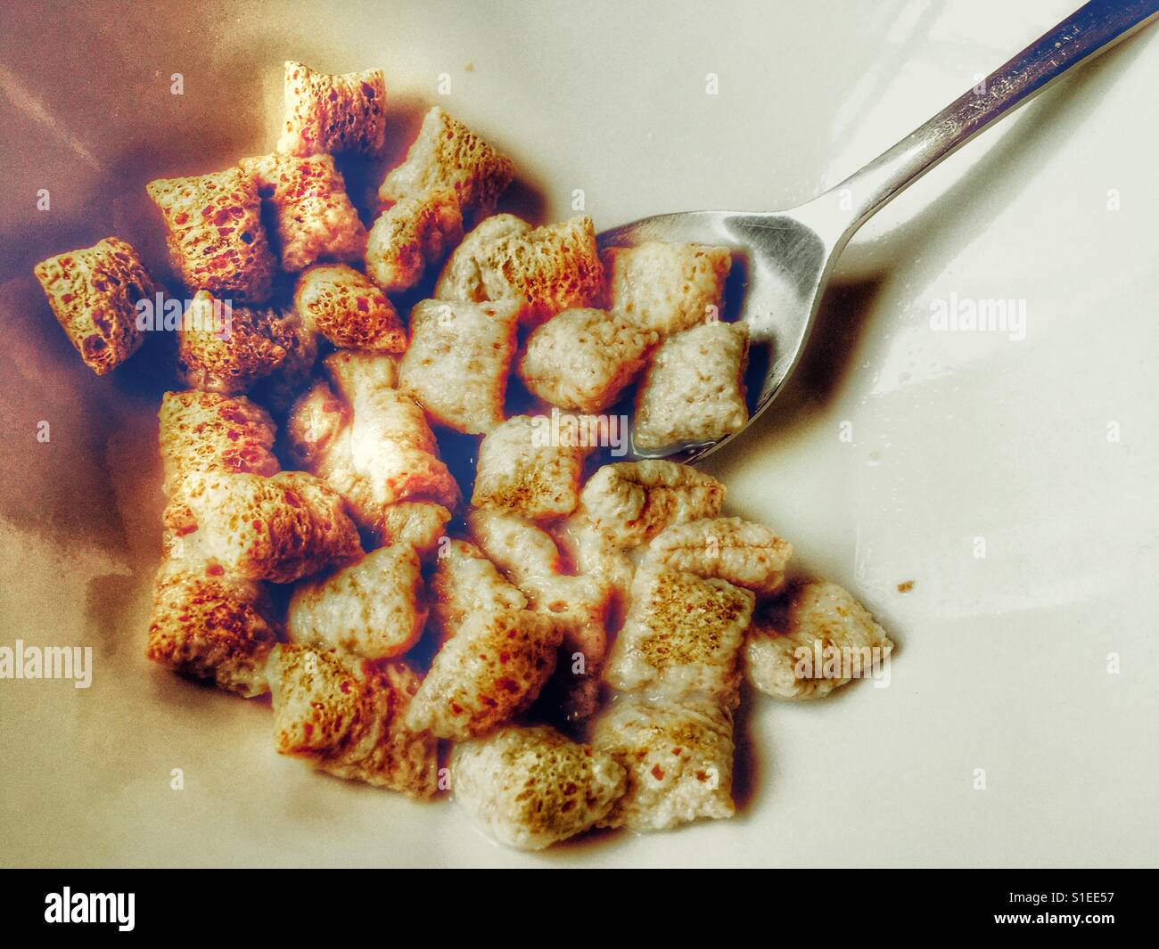 Breakfast cereal - Smartphone Captured Stock Image
