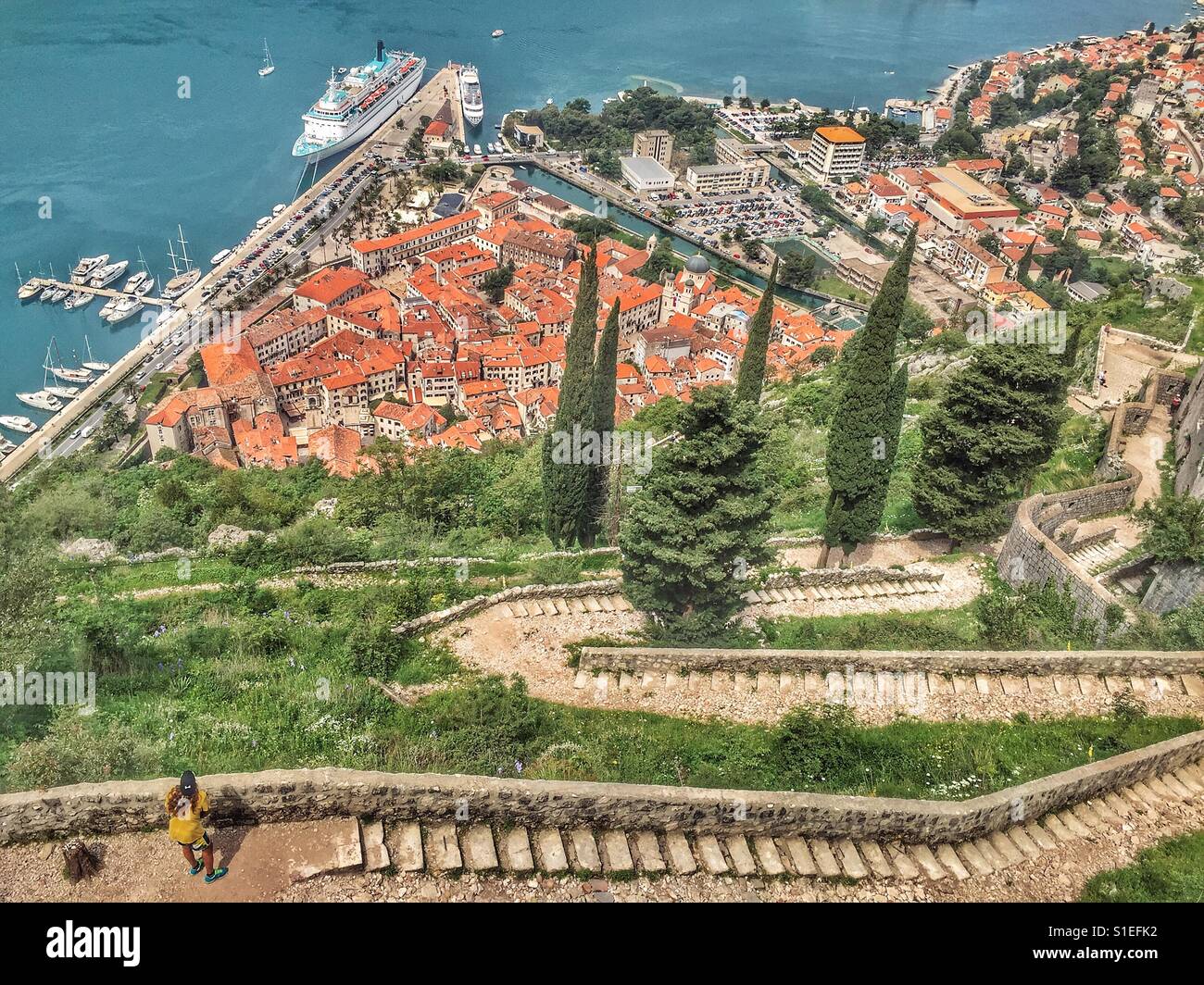Kotor, Montenegro - Smartphone Captured Stock Image