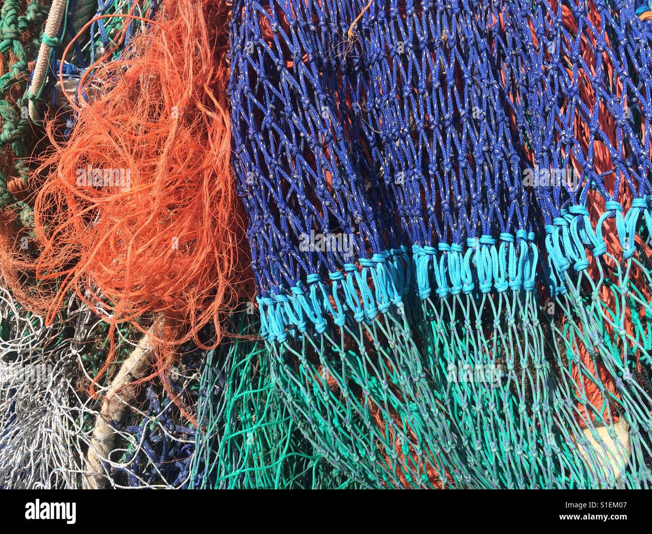 Fishing nets - Smartphone Captured Stock Image