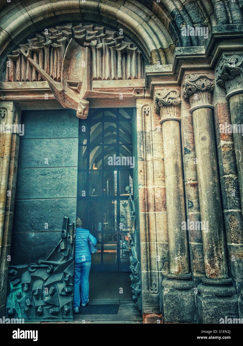Old church entrance hi-res stock photography and images - Alamy