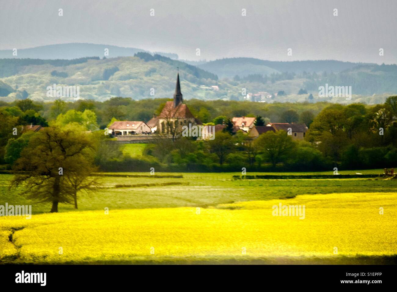 Church in the South of Fance - Smartphone Captured Stock Image