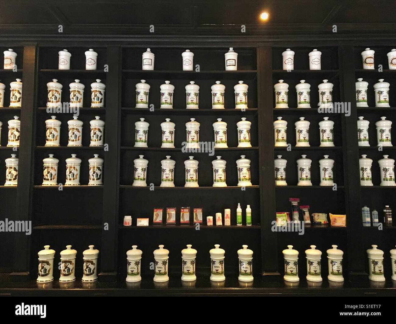 Pharmacy at Old Havana, Cuba - Smartphone Captured Stock Image